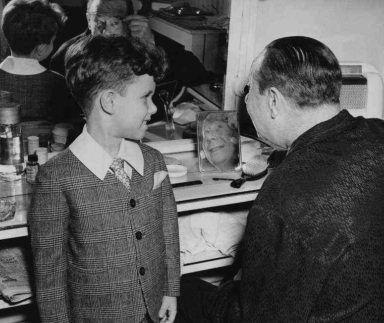 Der Autor und sein Vater Bert Lahr 