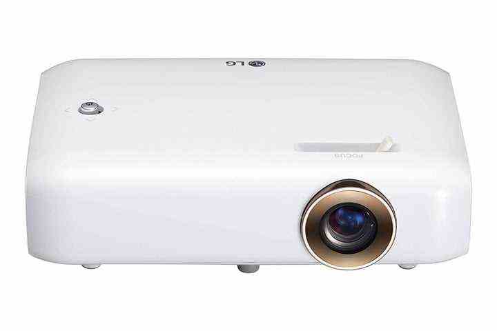 The LG Minibeam portable projector. 