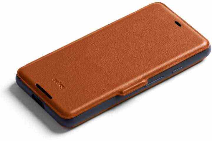 Bellroy Leather Wallet Case in tan for the Google Pixel 3.
