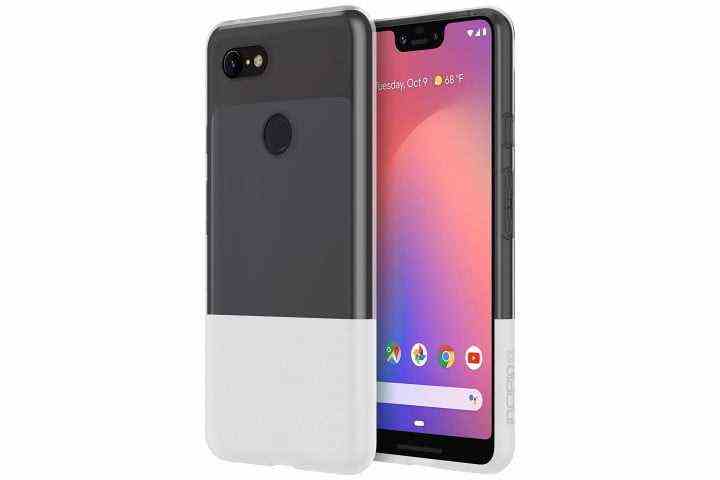 Two-tone Incipio NGP Case in grey and white for the Google Pixel 3.