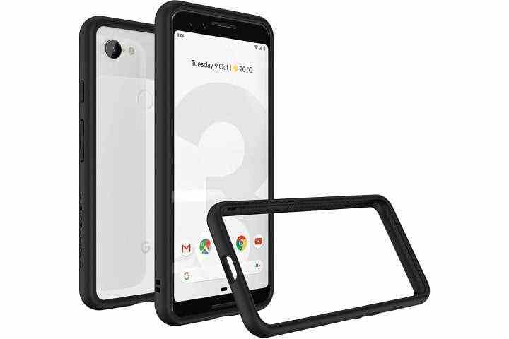 Rhinoshield Bumper Case in black for the Google Pixel 3.