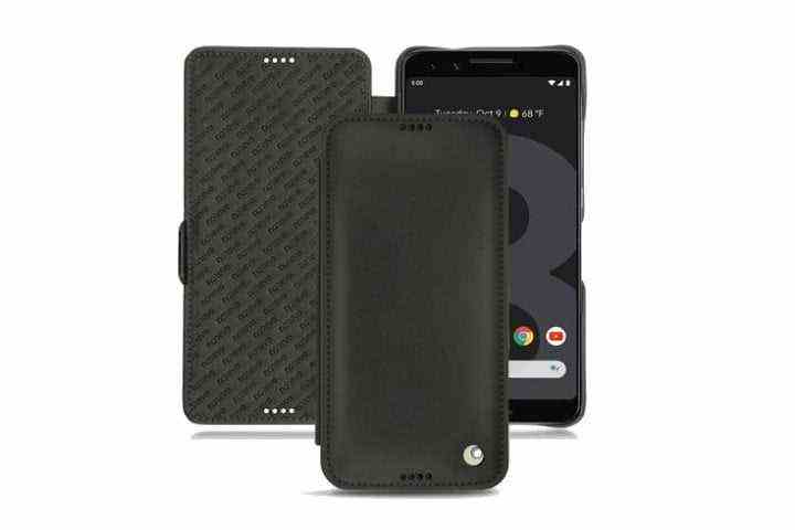 Noreve Tradition D Leather Case in black for the Google Pixel 3.
