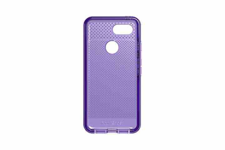 Tech21 Evo Check Case in translucent ultraviolet for the Google Pixel 3.