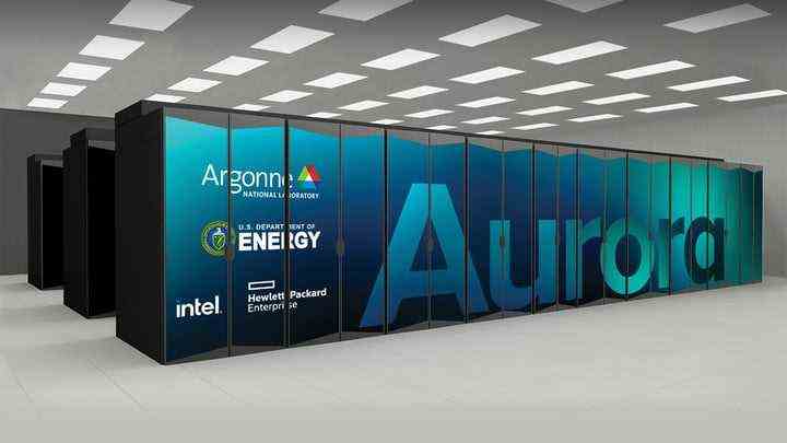 Der Supercomputer Aurora.