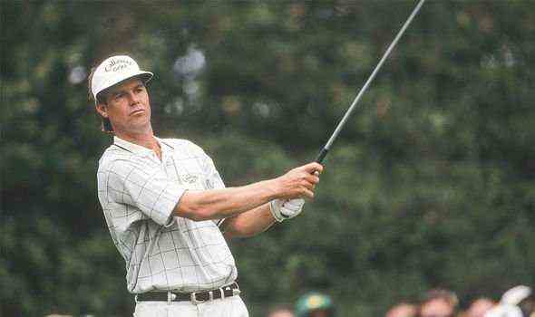 Golfgeschichte: Azinger im Bild beim Masters 1997