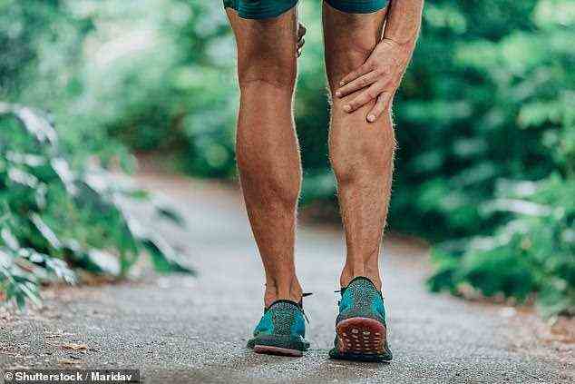 Steife Waden und Schmerzen könnten von einem Problem mit Venen in den Beinen herrühren – die Blut von den Füßen weg und zurück zum Herzen transportieren – und nicht von Arterien (Dateifoto)