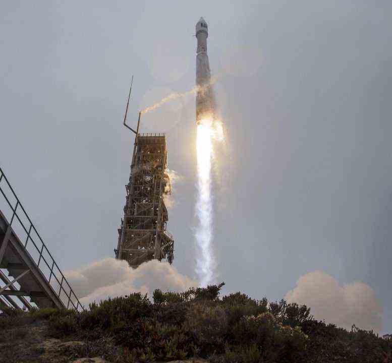Landsat 9 Raketenstart