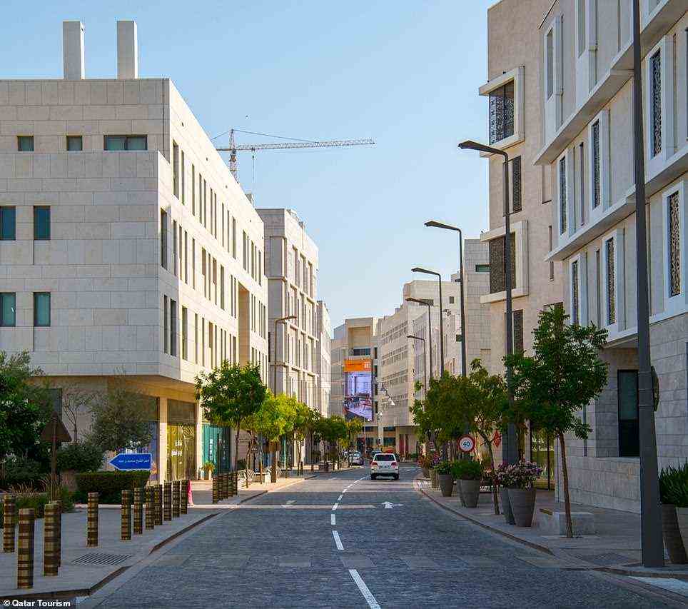 AL KAHRABA STREET: The Msheireb Downtown Doha programme is reviving the old commercial district surrounding Al Kahraba street with contemporary Qatari architecture