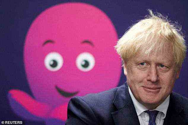 Gerettet: Octopus Energy hat es ab heute mit Avro-Kunden aufgenommen - im Bild Premierminister Boris Johnson beim Besuch des Octopus-Hauptquartiers im vergangenen Oktober