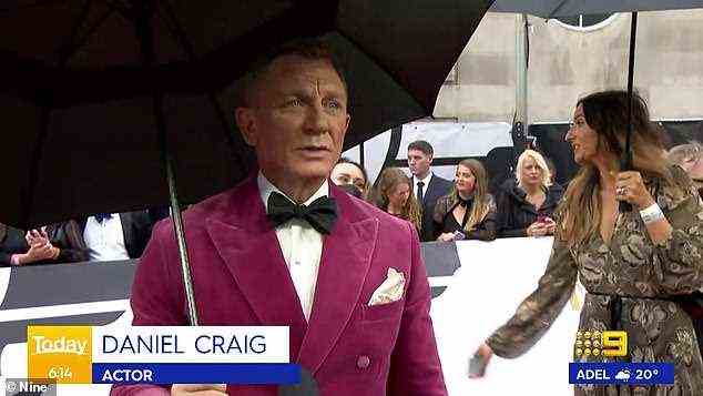 Schmerzhaft: Ein australischer Reporter hat ein qualvolles Interview auf dem roten Teppich mit James Bond-Star Daniel Craig (im Bild) erlebt