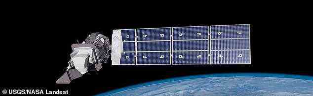 Der neueste Erdbeobachtungssatellit Landsat der NASA soll nach einem Monat Verzögerungen aufgrund eines Mangels an flüssigem Stickstoff endlich mit derselben Rakete starten.  Künstlerischer Eindruck