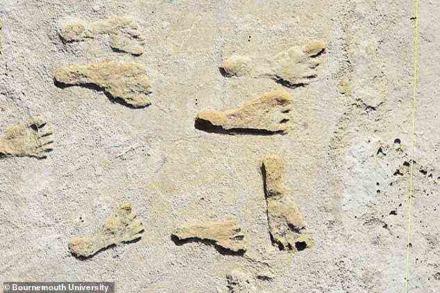 Fußabdrücke, die im White Sands National Park in New Mexico gefunden wurden, stammen aus der Zeit vor 23.000 Jahren und sind damit der erste „eindeutige Beweis“ für Homo sapiens in der Neuen Welt, Tausende von Jahren vor den meisten Schätzungen