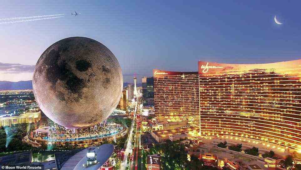 Es wurden Renderings eines atemberaubenden Resorts in Las Vegas veröffentlicht, das die Form eines riesigen Mondes annimmt
