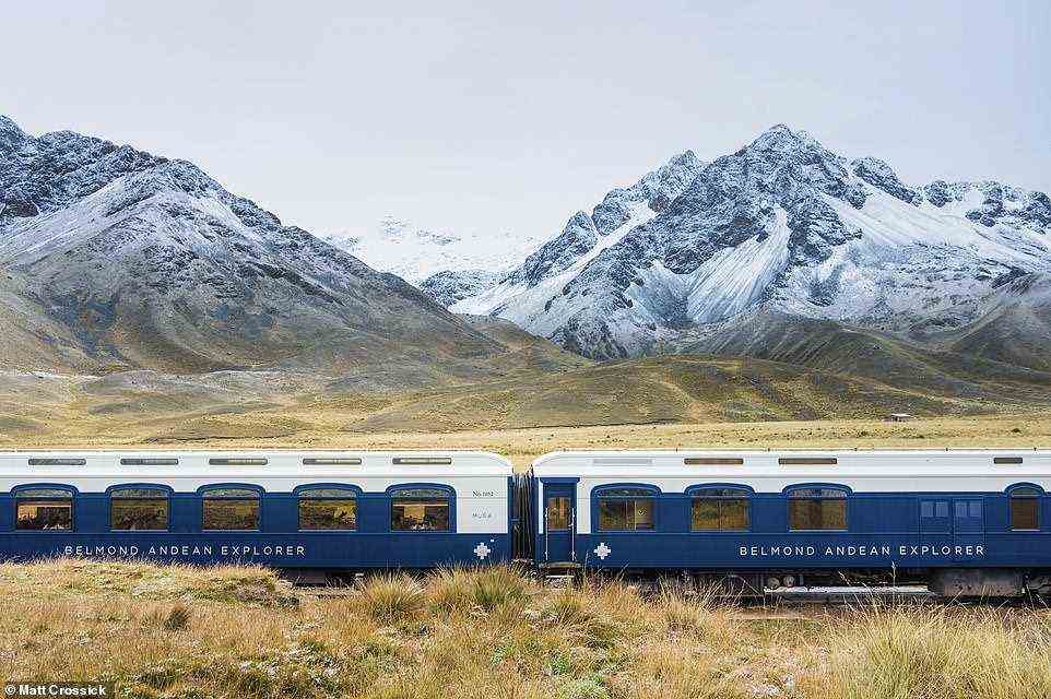 Zehntägige „Peru by Rail“-Reisen mit den Zügen Belmond Andean Explorer und Hiram Bingham kosten ab 6.529 £ pro Person und Übernachtung