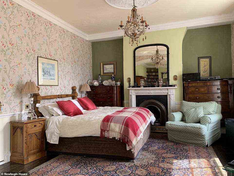 The Georgian townhouse's interiors are filled with artwork and antiques, and the three bedrooms are equipped with thoughtful extras
