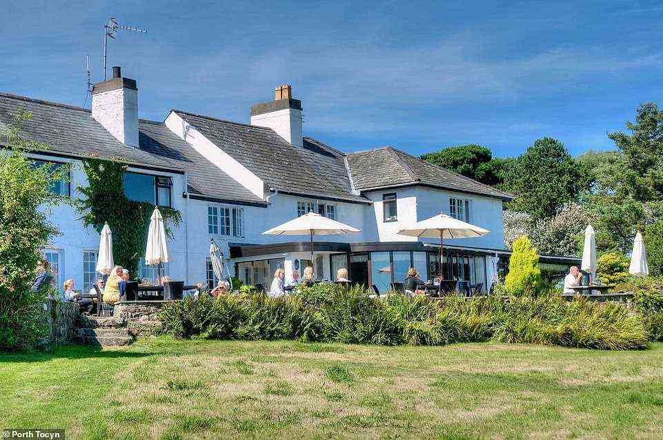Four generations of the Fletcher-Brewer family have worked to make Porth Tocyn (pictured) a relaxed place to stay, Jane reveals