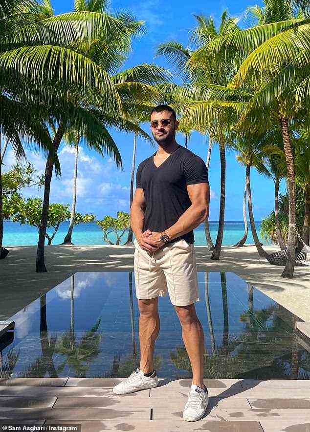 Es geht ihm gut: Am Samstag teilte Spears' Verlobter Sam Ashgari mehrere Schnappschüsse, die während des tropischen Kurzurlaubs des Paares aufgenommen wurden, auf seinem Instagram-Account