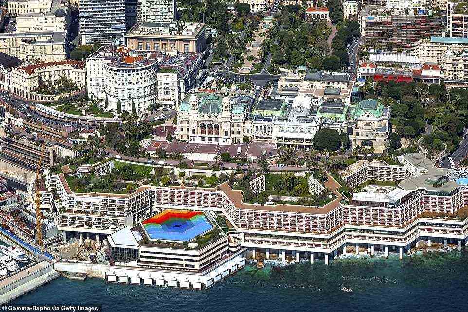 The apartment bought by Ms Krivonogikh was in the exclusive Monte Carlo Star apartment complex (pictured)