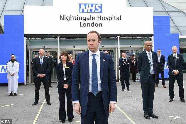 The Nightingale Hospital in London was one of seven temporary hospitals opened by then health secretary Matt Hancock at the start of the pandemic last year