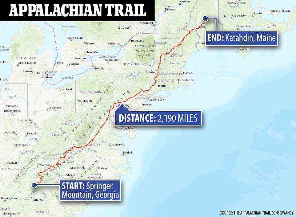 The Appalachian trail runs from Georgia to Main. The Appalachian trail is  familiar to Laundrie who is lived outdoors for on his own for months