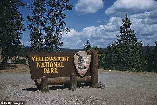 Slayton ist die zweite Person, die in den letzten Wochen in einem Yellowstone-Thermalelement (im Bild) schwere Verbrennungen erlitten hat