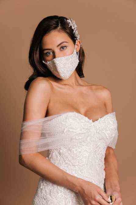 Glaudi Brautgesichtsmaske