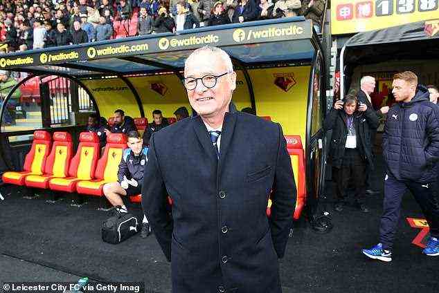 Claudio Ranieri has been named his successor but a nightmare run of fixtures await the Italian