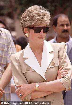 Vergangenheit: Prinzessin Diana wurde 1992 in Ägypten abgebildet