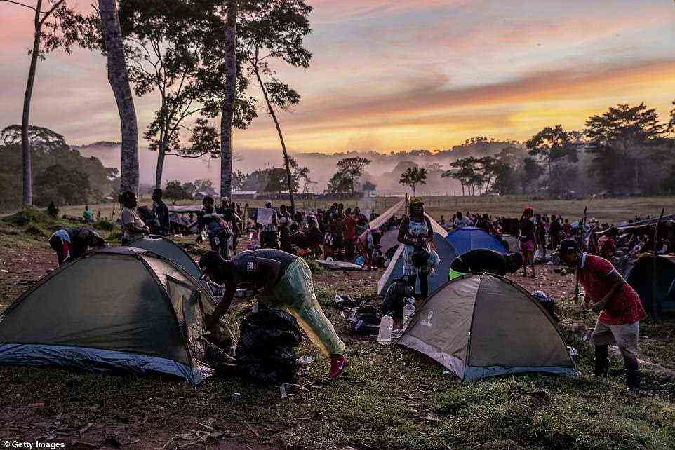 Mehr als 70.000 Migranten sind in diesem Jahr durch die Darien-Lücke gereist, teilten die panamaischen Behörden mit