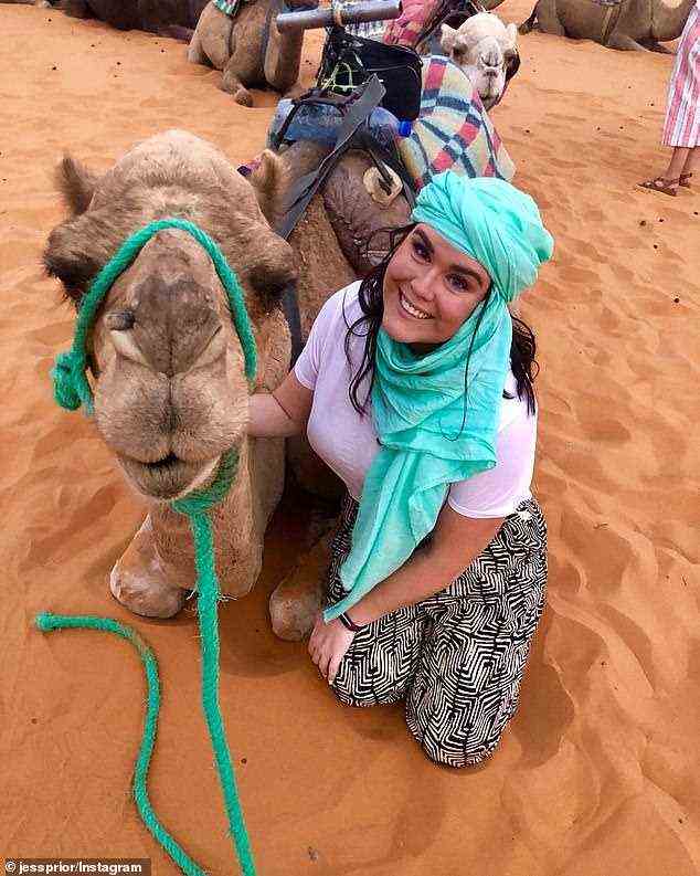 Jess arbeitete fast fünf Jahre für das Reiseunternehmen, was es ermöglichte, ihre Abenteuer rund um den Globus aufrechtzuerhalten (Bild in Marokko im September 2019).