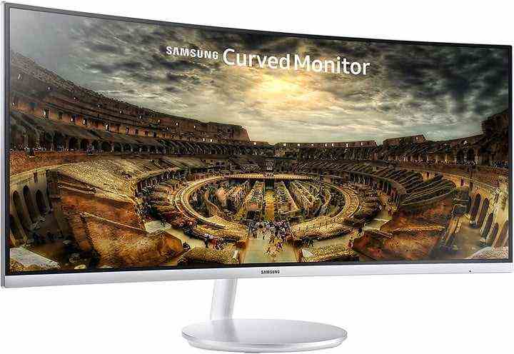 The Samsung CF791 curved monitor.