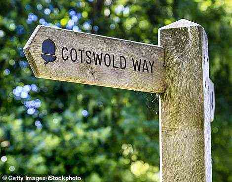 Der 102 Meilen lange Cotswold Way ist gut ausgeschildert