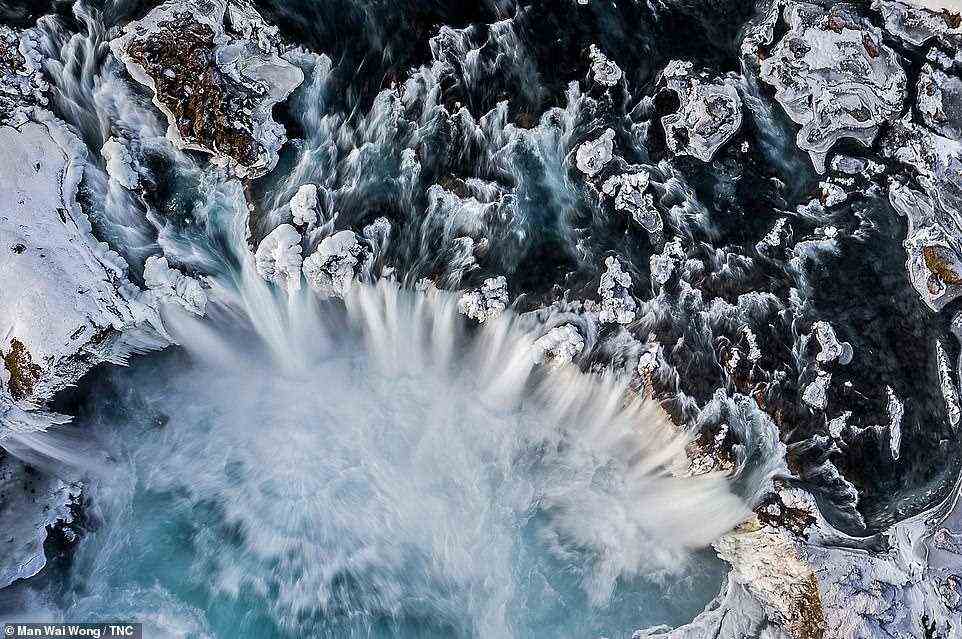 This incredible shot was taken in Iceland in the winter of 2019 and earned Hong Kong photographer Man Wai Wong third place in the Water category
