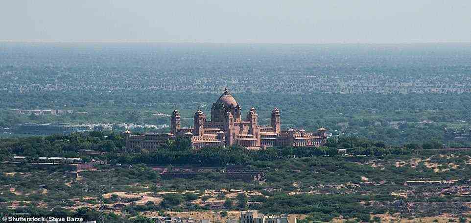 UMAID BHAWAN PALACE, RAJASTHAN, INDIA: Deemed the world's sixth-largest private residence, the Umaid Bhawan Palace in Rajasthan took 15 years to construct and was completed in 1943. It was built by the Jodhpur royal family and designed by the renowned Edwardian British architect Henry Lanchester. Today, the palace is divided into three parts - a 70-room luxury hotel managed by Taj Hotels, a museum showcasing the royal family's collections and a residence for the maharaja's descendants