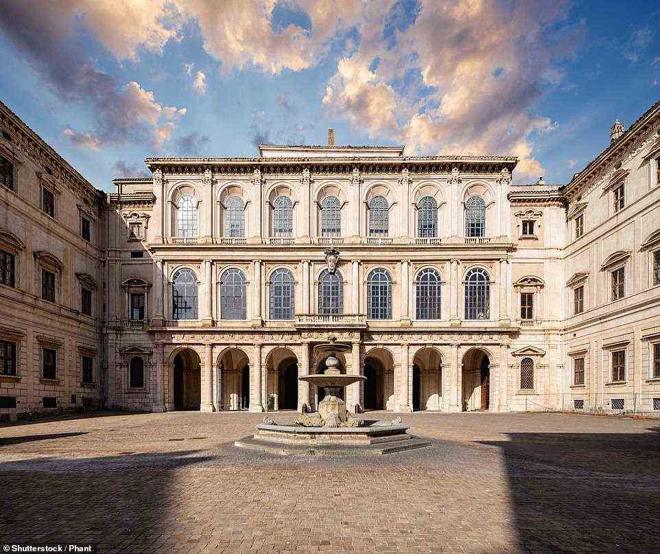 The 17th-century Palazzo Barberini, an 'under-visited gem' five minutes' walk from the Spanish Steps