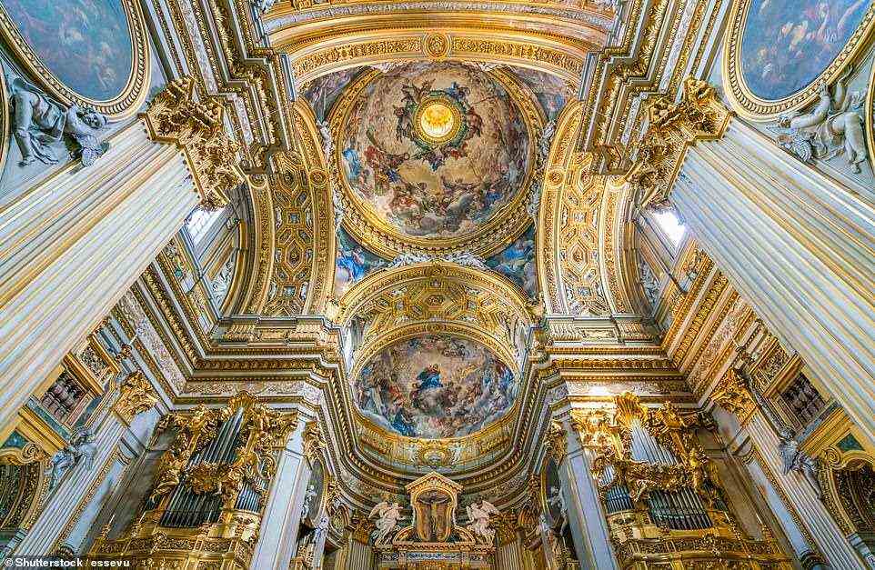 Chiesa Nuova, pictured, was built in the 16th century - and is definitely worth visiting, writes Frank
