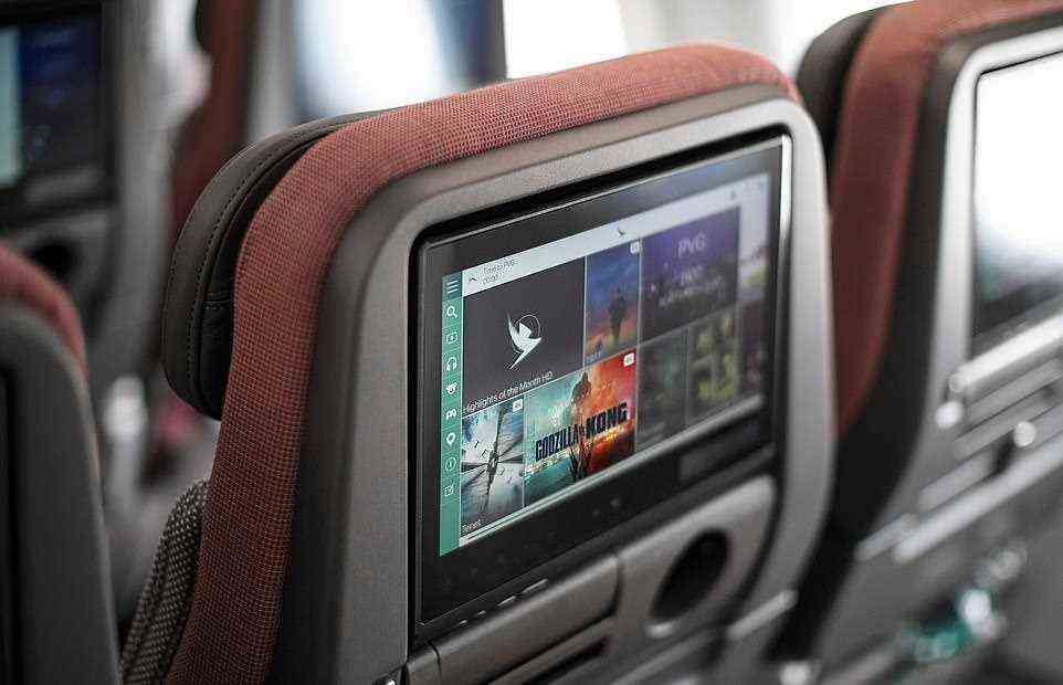 Cathay Pacific in 2021 became the first airline in the world to offer 4D UHD personal TV screens, on its newest Airbus A321neo