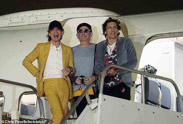 Immer noch stark: Die Beatles trennten sich 1970 bekanntlich, während die Rolling Stones (siehe oben am Montag) weiterhin auf Tournee sind und vor Fans weltweit auftreten