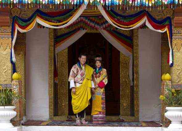 Royal News Hochzeit 10. Jahrestag Bhutan King Queen Jetsun Pema Kate Middleton William