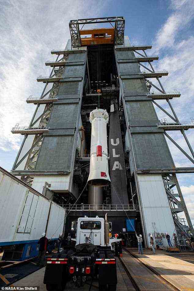 It is scheduled to launch on Saturday, October 16 at 05:34 ET (10:34 BST) on a United Launch Alliance Atlas V rocket from Cape Canaveral Space Force Station in Florida