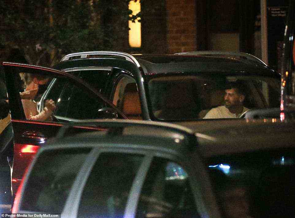 On Tuesday night, DailyMail.com spotted the bride and groom in black SUVs before checking into the luxury Greenwich Hotel in Manhattan, where rooms range from $850 to $2,500 per night