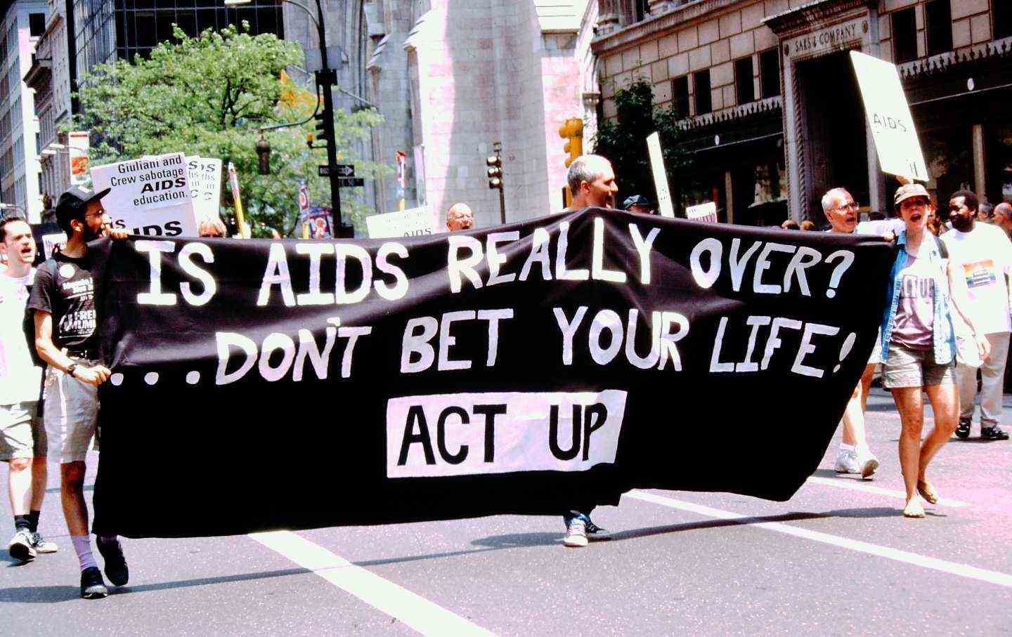 ACT UP Banner