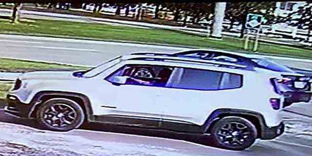 Die Polizei veröffentlichte ein Foto des Jeep Renegade, von dem sie sagten, dass er bei der Entführung des Mädchens (9 Jahre) in der Gegend von Detroit verwendet wurde.  (Farmington Hills Police Department)