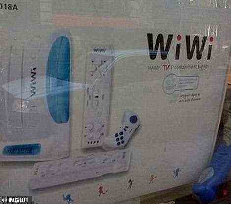 China ist bekannt für seine Produktion von gefälschten Waren, wie zum Beispiel einer Spielekonsole – genannt WiWi – die sich als gefälschte Wii . ausgibt