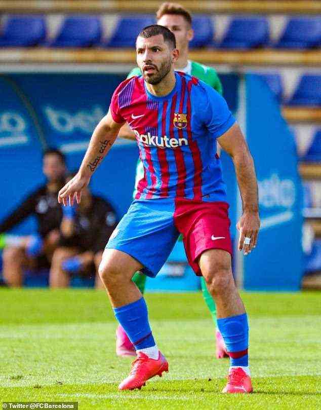 Sergio Agüero kam Mitte der Woche nach einer Verletzung durch ein Freundschaftsspiel und könnte verfügbar sein
