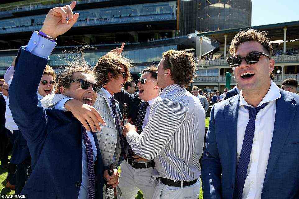 The day of races was full of celebrations for many as punters watched on with excitement