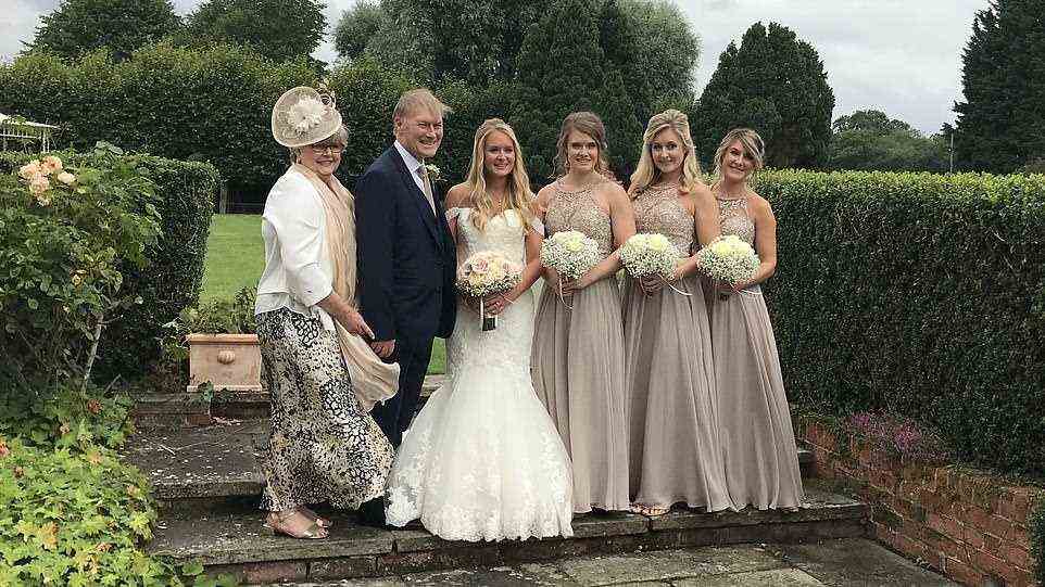 A much-loved MP and a proud father of five, Sir David gave away his daughter Alex, 31, in marriage just weeks ago