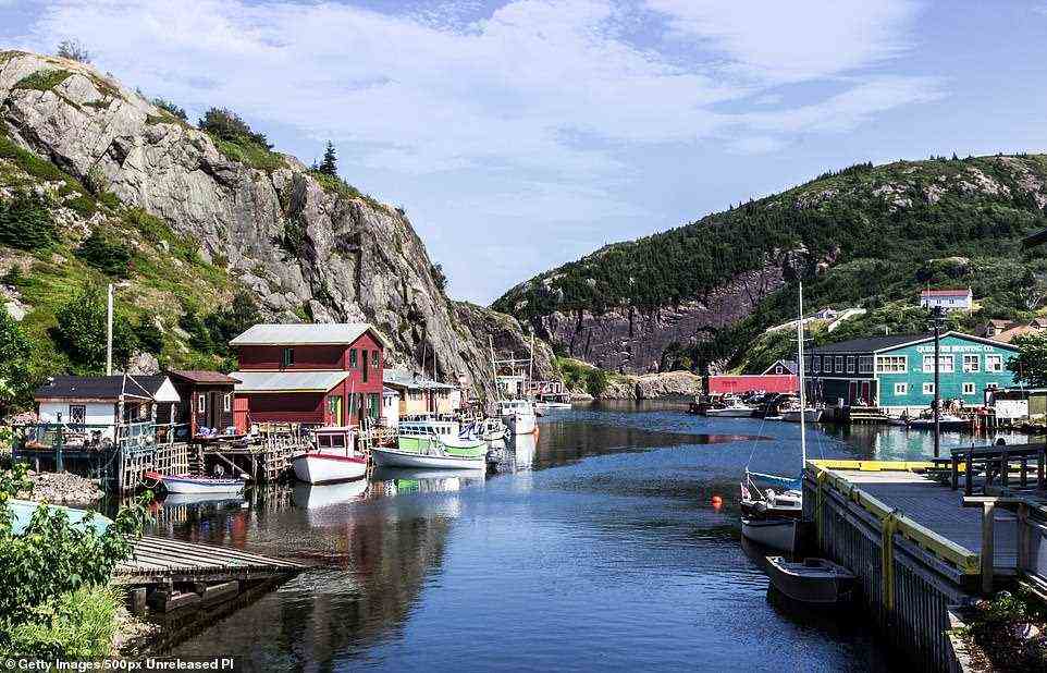 Quidi Vidi in Newfoundland, where holidaymakers immerse themselves in 'foot-stomping live music' at the waterfront taproom