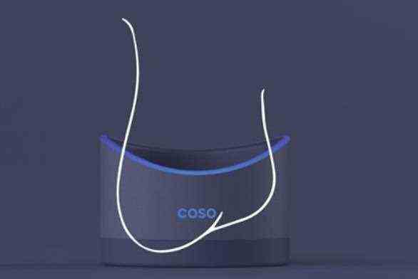 The proposed COSO device needs to be filled up with water, which it automatically heats to the temperature of a warm bath. A man then sits with his legs spread apart and puts his testicles in the water, which are ultra-sounded for two 15-minute treatments, two days apart