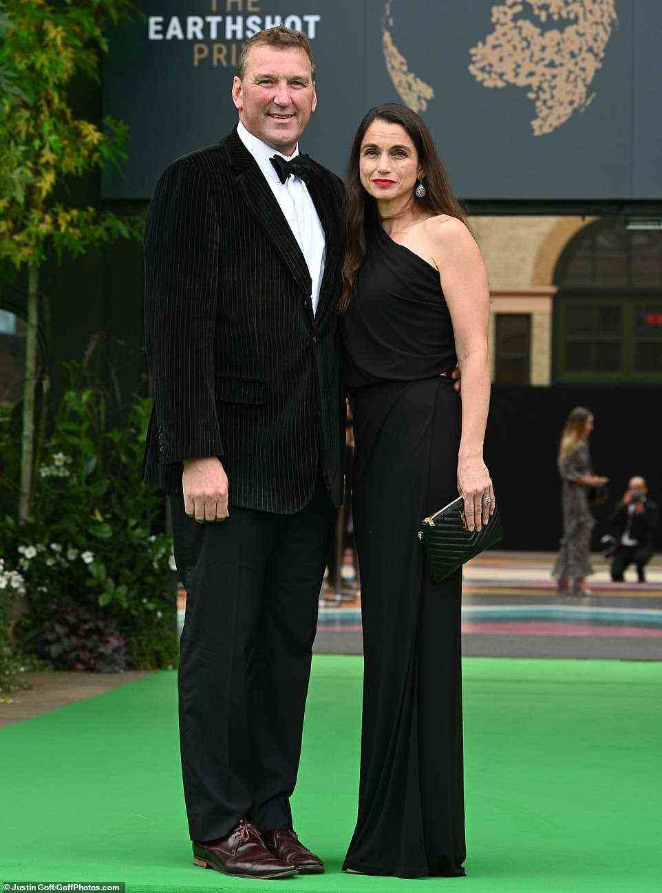 Olympic rower Sir Matthew Clive Pinsent was joined by is glamorous wife Demetra, the CEO of cosmetic giant Charlotte Tilbury who is said to have helped Kate Middleton overhaul her image following the birth of Princess Charlotte.